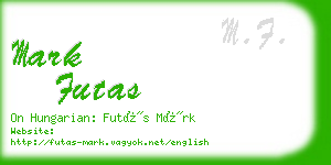 mark futas business card